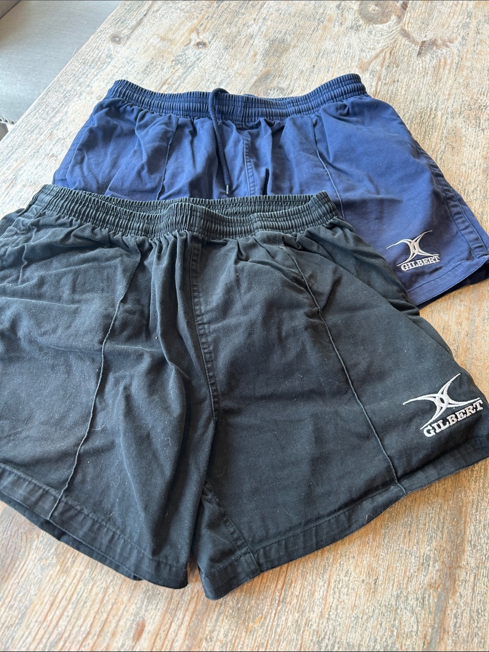 Men's Athletic Rugby  Shorts - Black and Navy